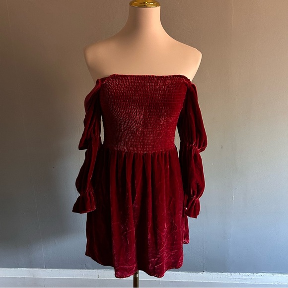 Reformation Red Mini Dress - Picture 4 of 7
